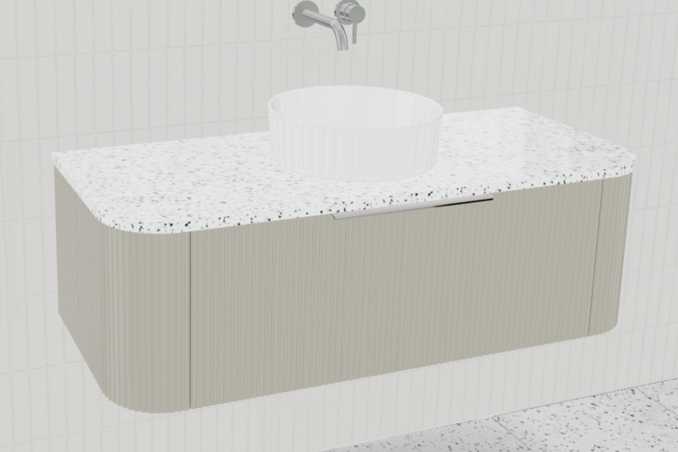 Santos Dockland Vanity with Silksurface Top