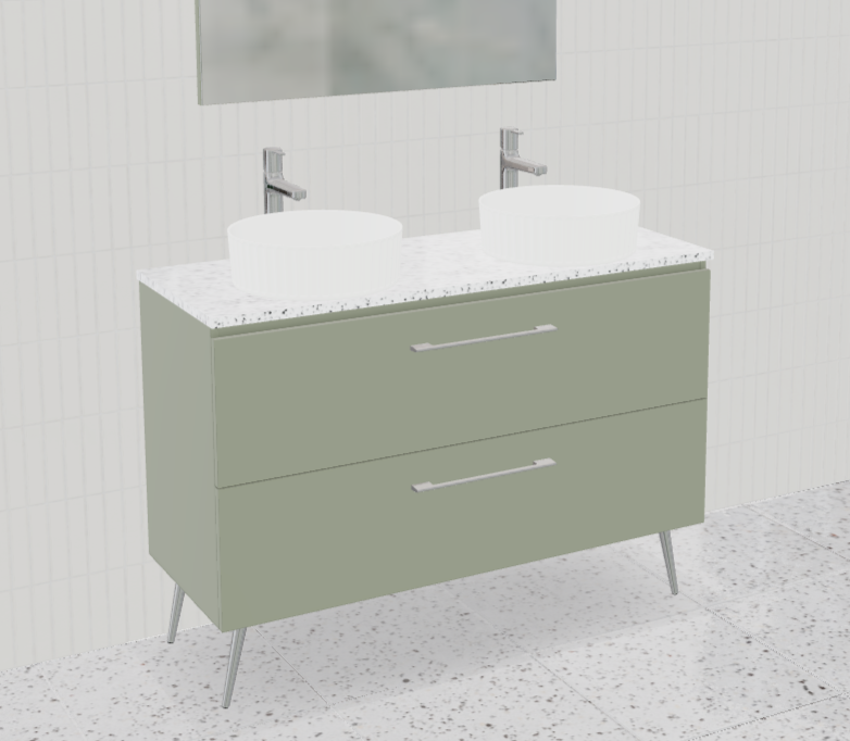 Nevada Plus Vanity with Silksurface Top