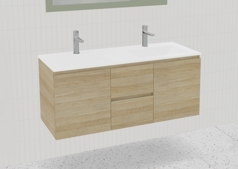 Nevada Vanity with Mineral Composite Top