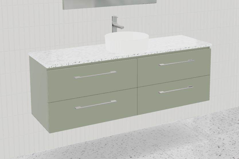 Nevada Plus Vanity with Silksurface Top