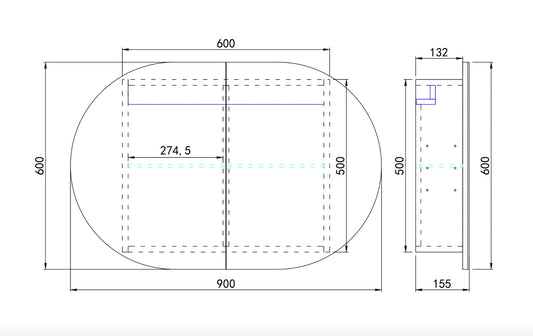 Olivia Mirror Cabinet