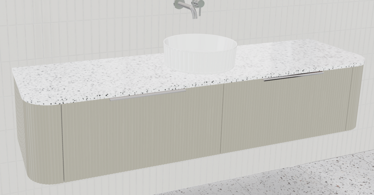 Santos Dockland Vanity with Silksurface Top