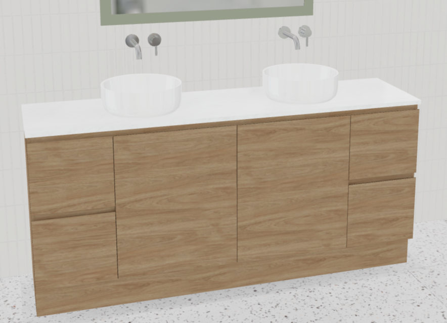 Nevada Vanity with Silksurface Top