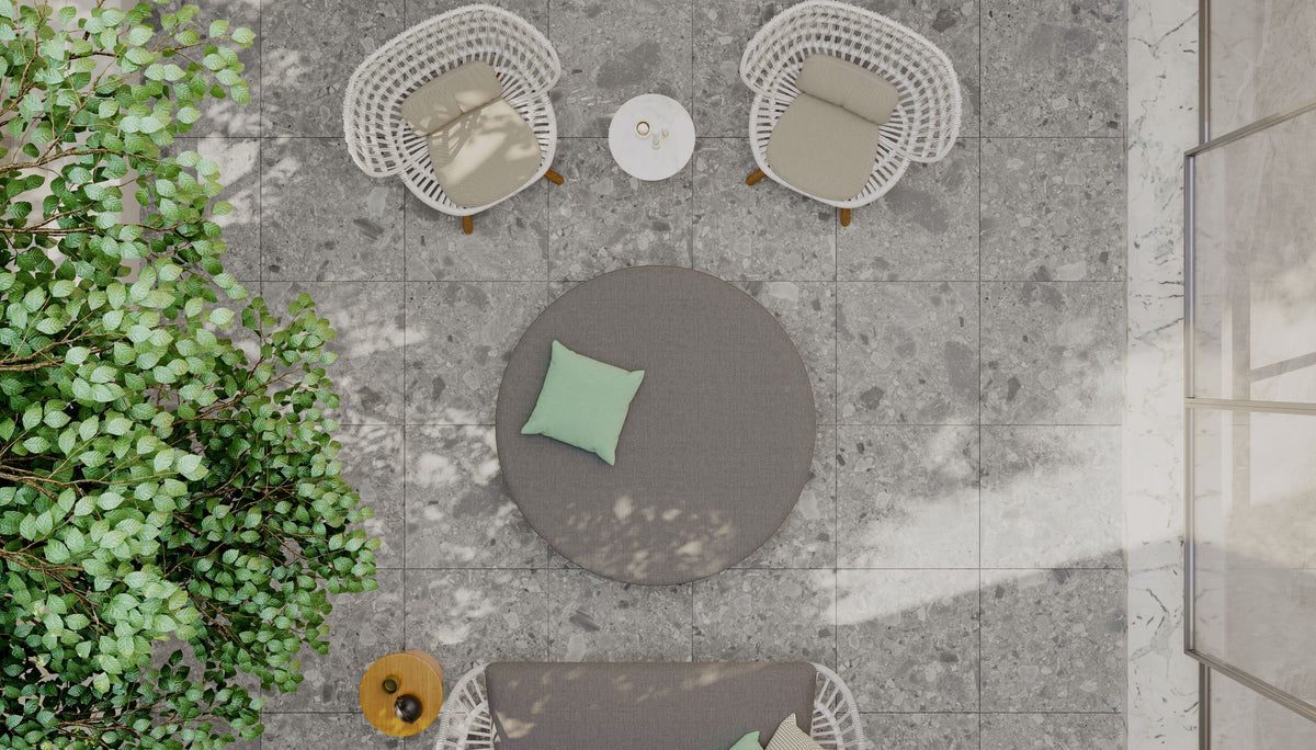 Terrazzo Rectified Glazed Porcelain Tile