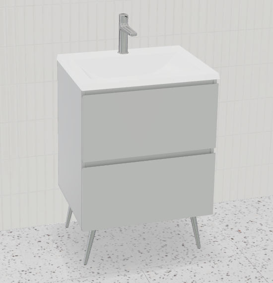 Nevada Plus Vanity with Mineral Composite Top