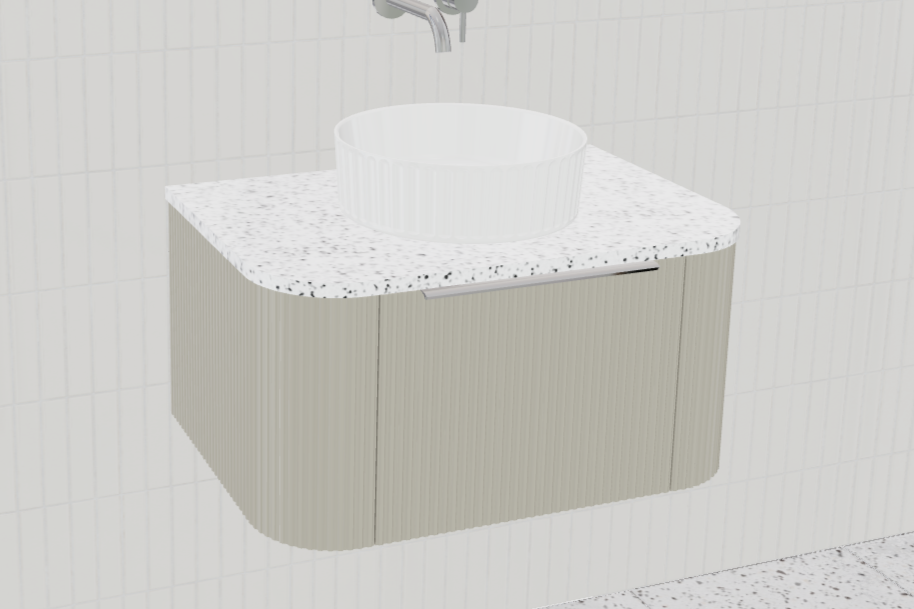 Santos Dockland Vanity with Silksurface Top