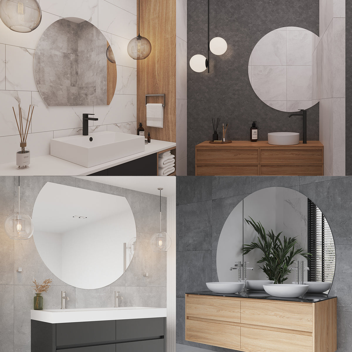 Hamilton D Shape Mirror
