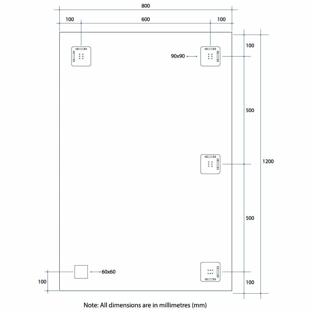 Montana Frameless Bevel Edge Mirror