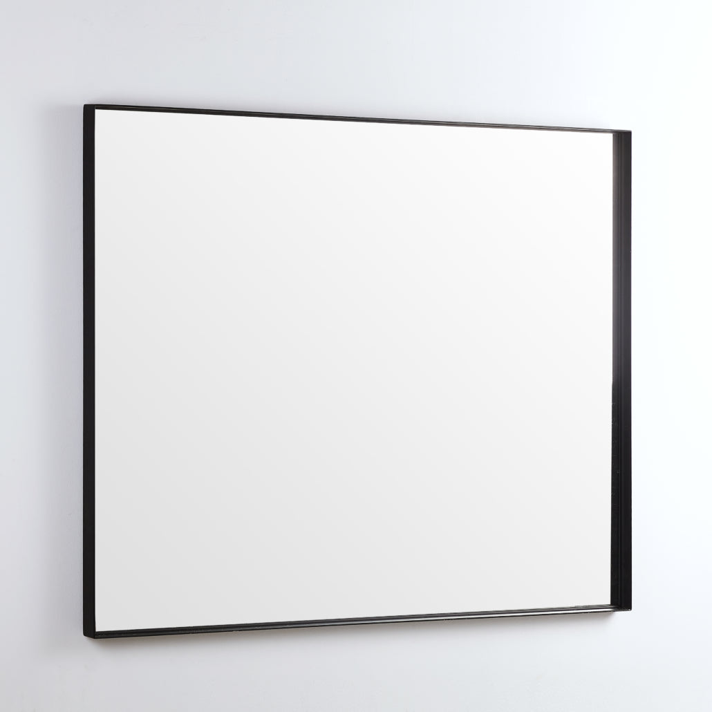 Qubist Black Framed Mirror
