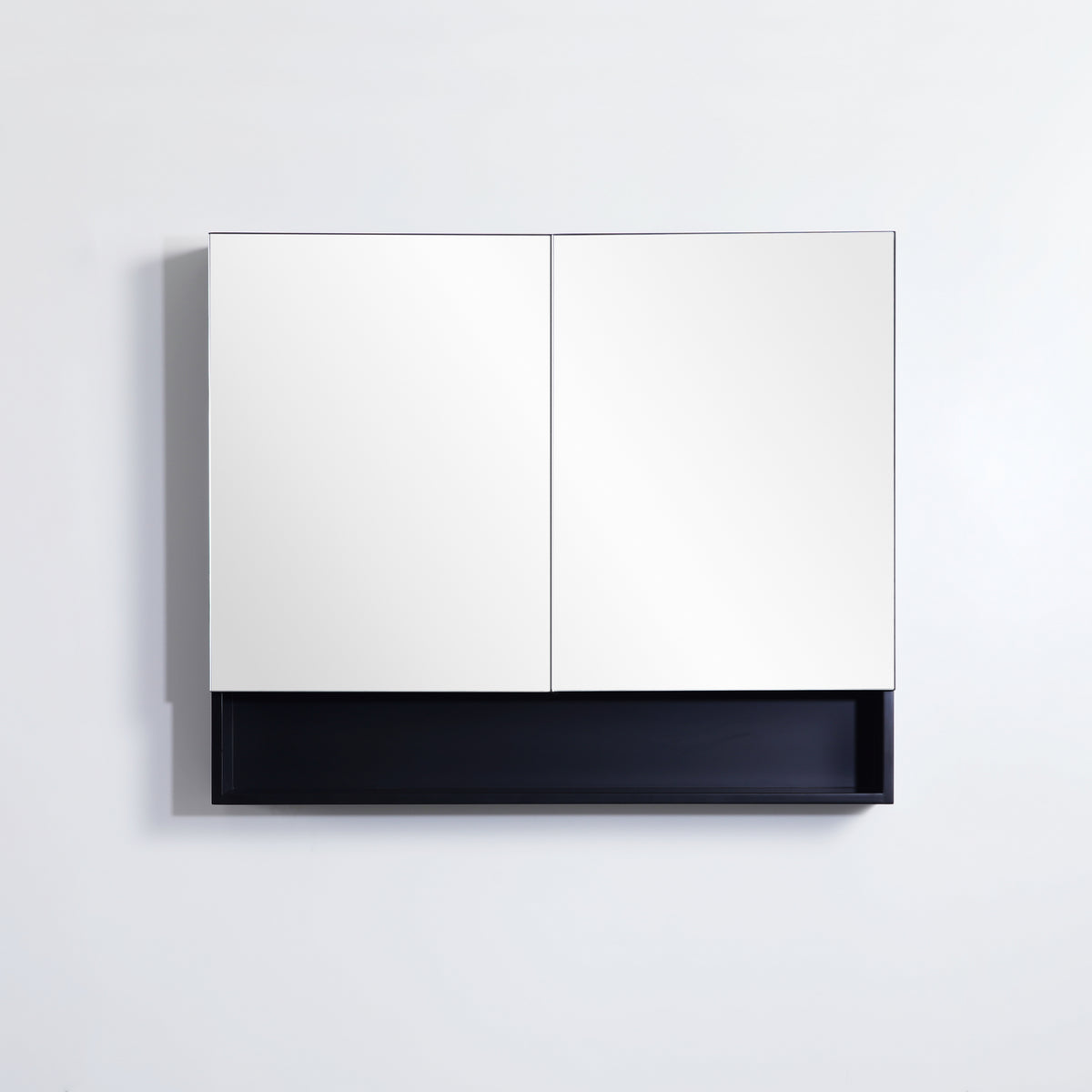 Frementle Open Shelf Mirror Cabinet