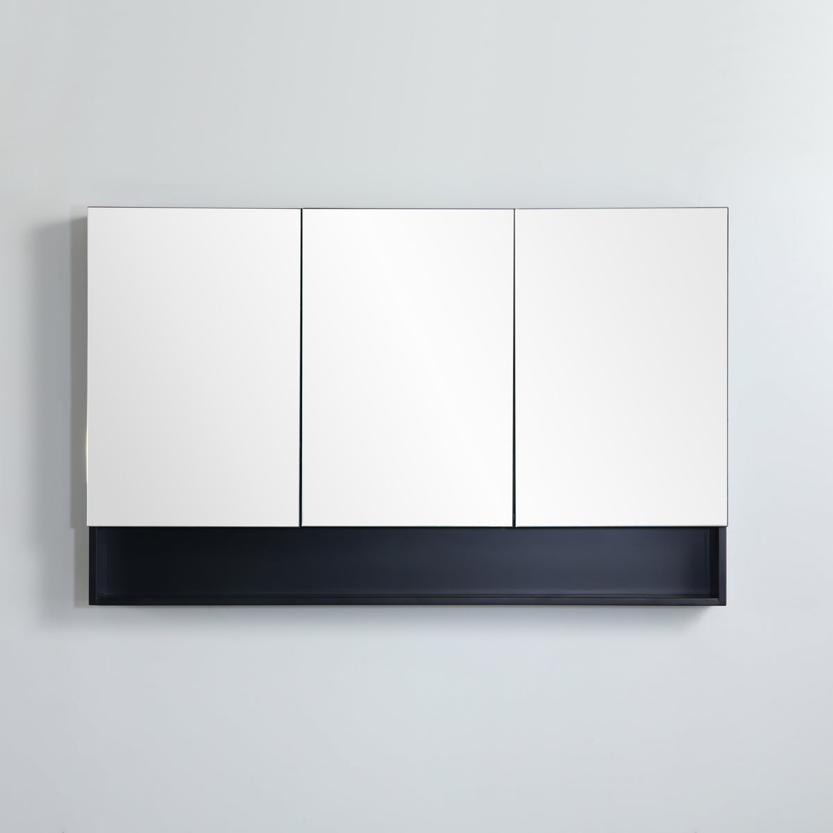 Frementle Open Shelf Mirror Cabinet