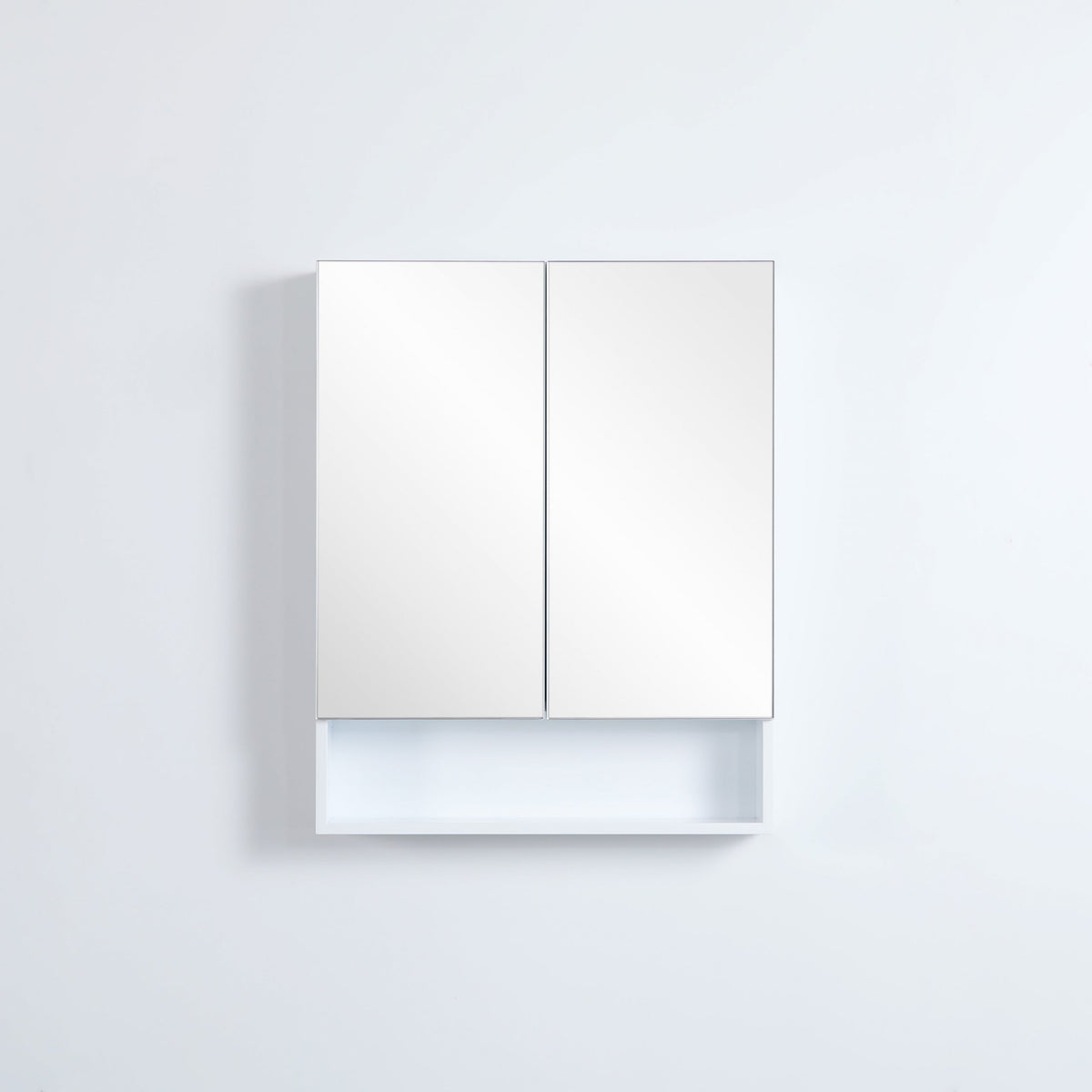 Frementle Open Shelf Mirror Cabinet