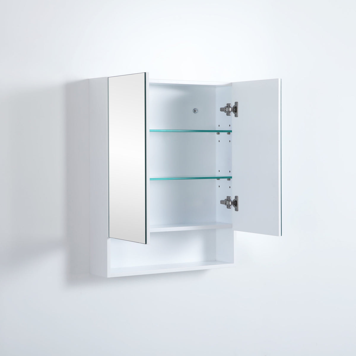Frementle Open Shelf Mirror Cabinet
