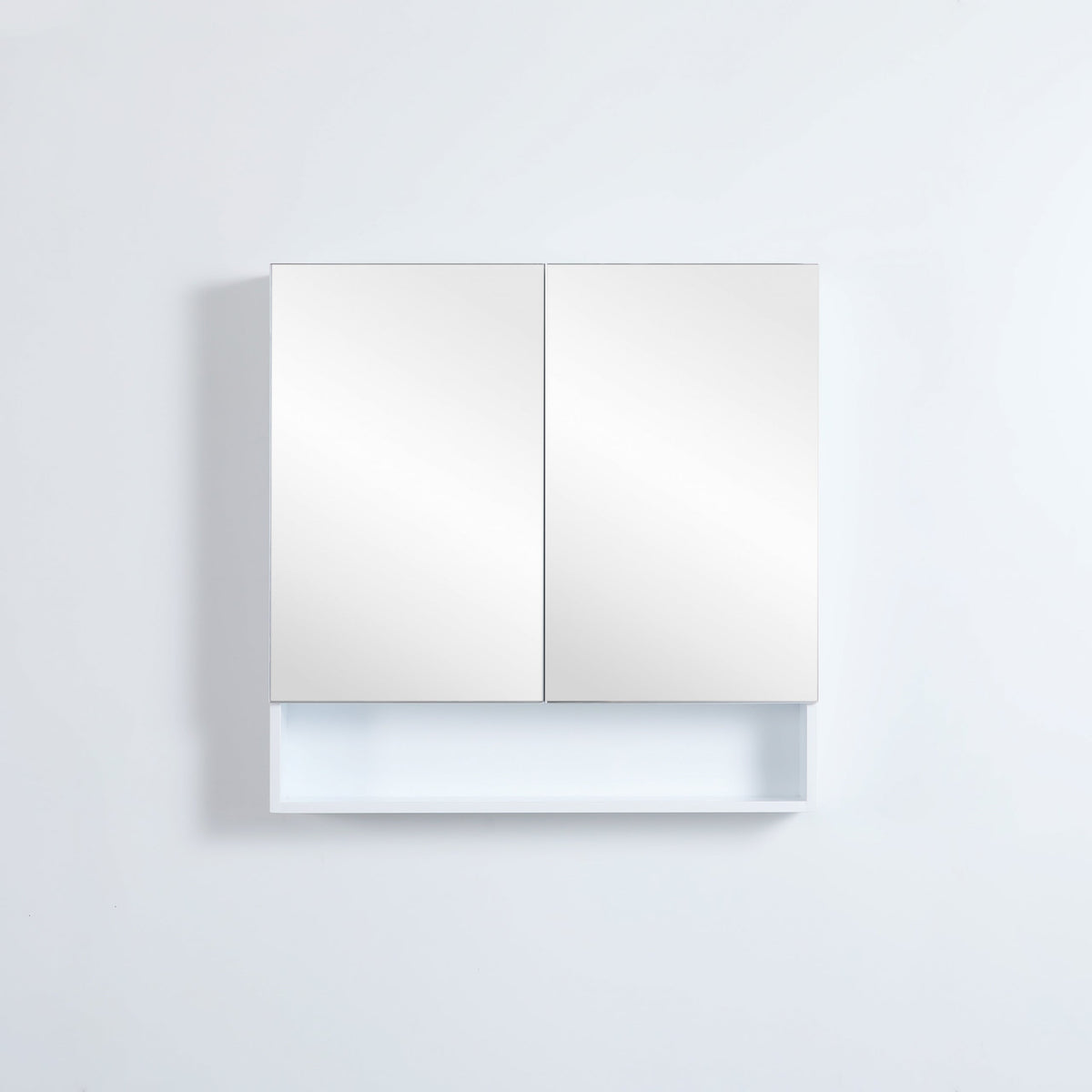 Frementle Open Shelf Mirror Cabinet
