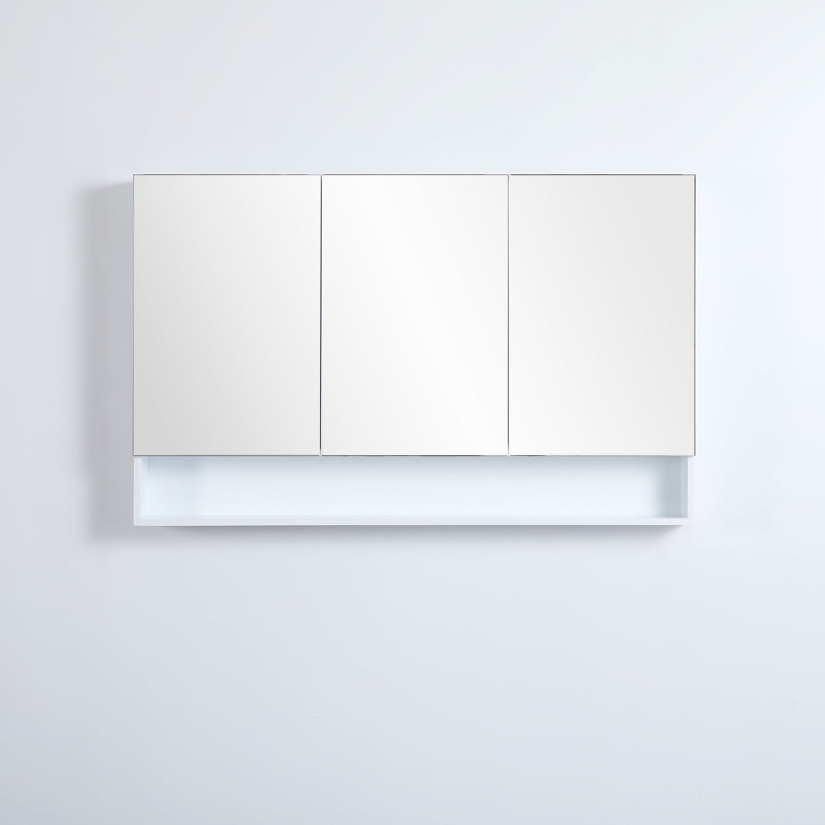Frementle Open Shelf Mirror Cabinet