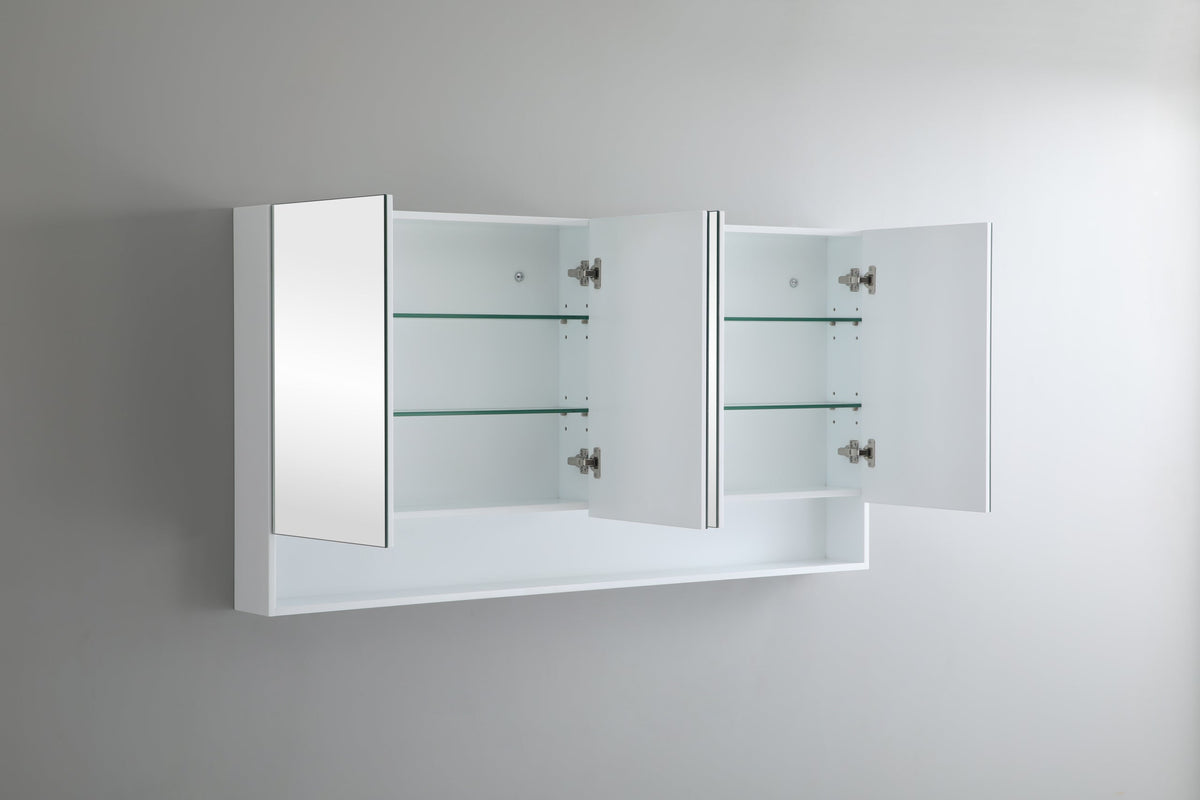 Frementle Open Shelf Mirror Cabinet