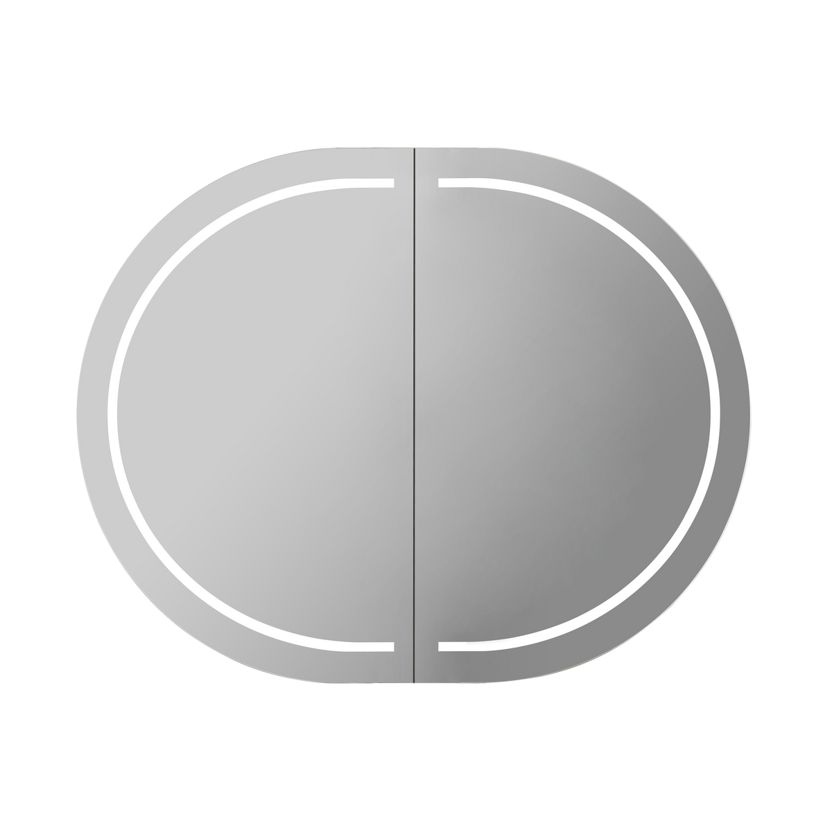 Hunter Oval LED Mirror Cabinet