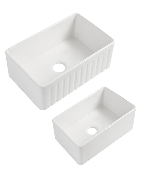 Roccia Fine Fireclay Farmhouse Buttler Sink 760mm