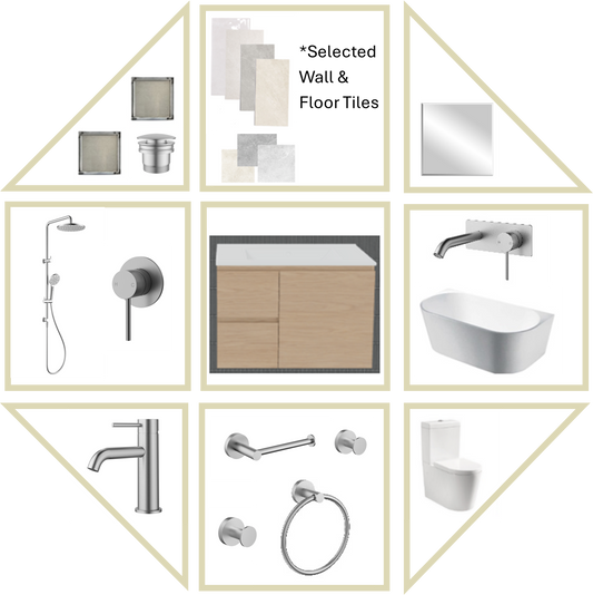 Mia SS Bathroom Package With Tiles