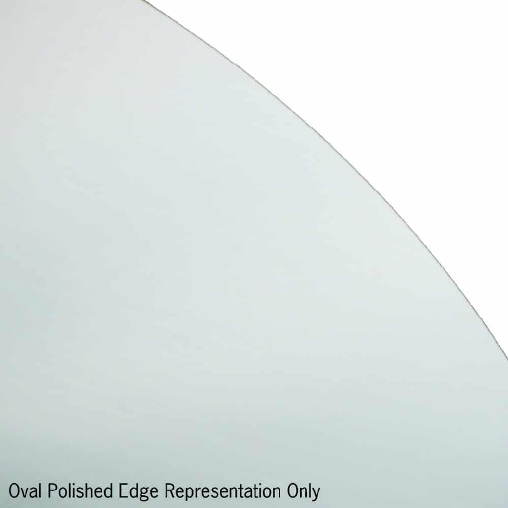 Cody Oval Frameless Mirror