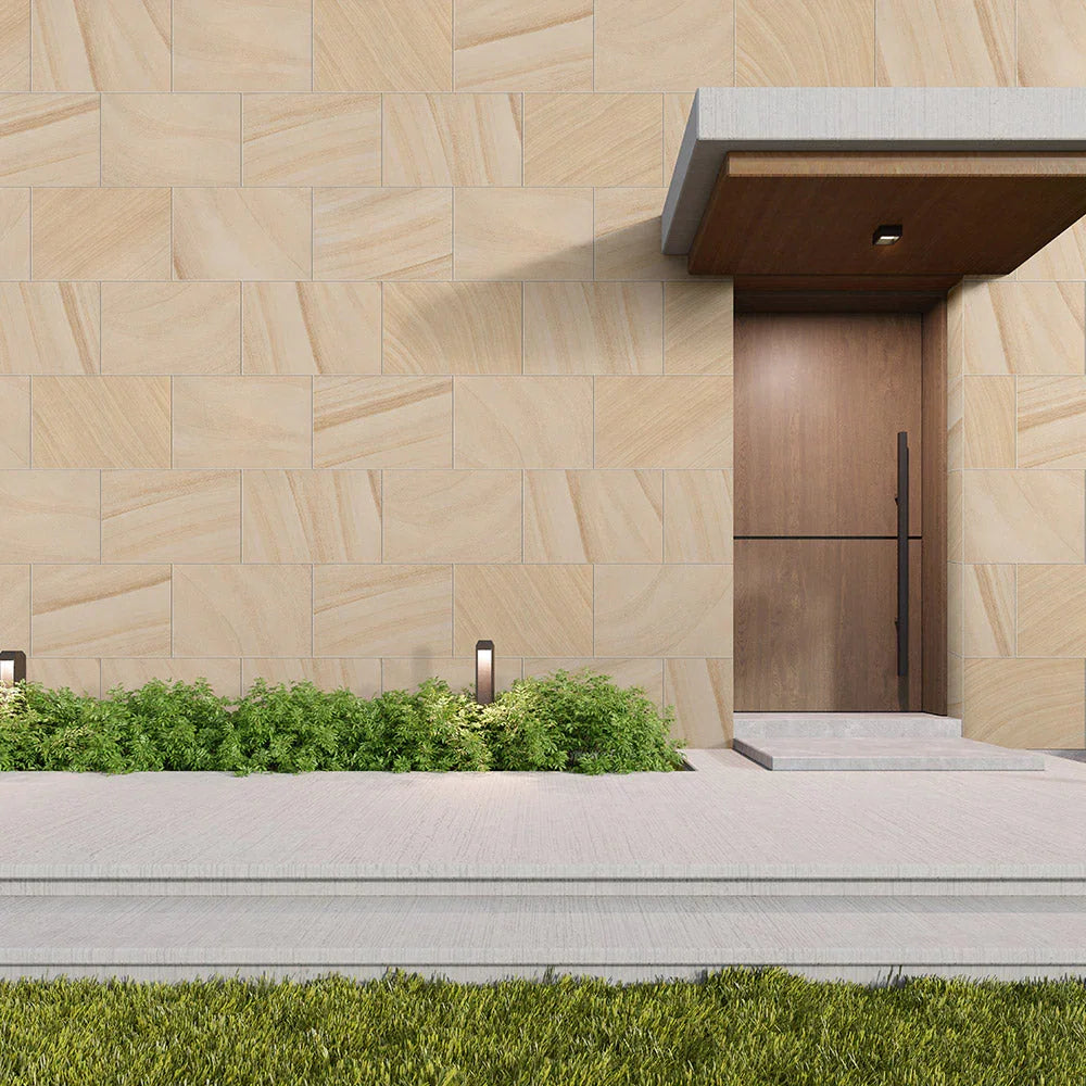 Sandstone Look Rectified Porcelain Tile