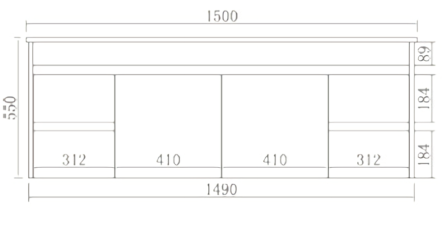 Avis Wall Hung Vanity