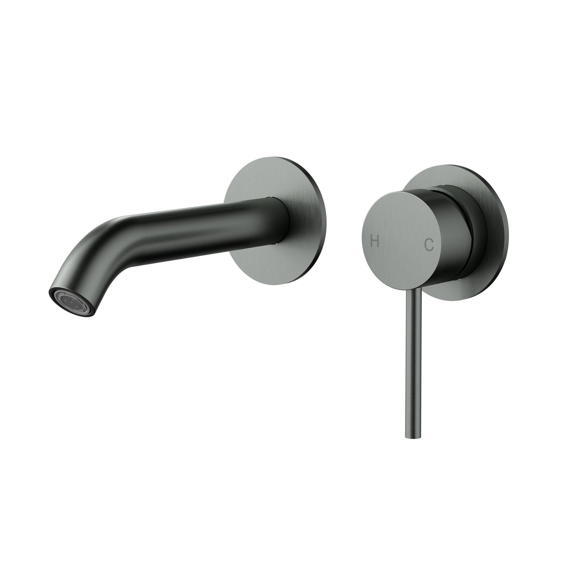 Mia Slimline Wall Mixer Separate Plate