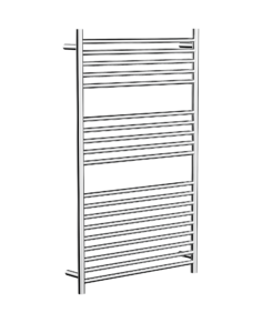 Allegra 19 Wide Bar Heated Towel Rail