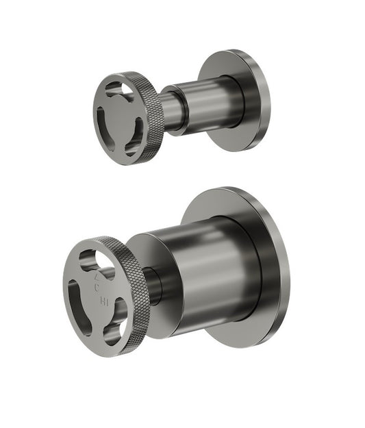 Dynamik 2-Plate Wall Mixer with Divertor