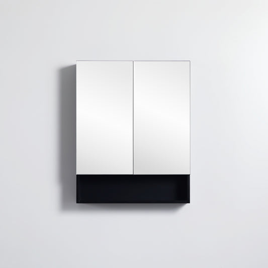 Frementle Open Shelf Mirror Cabinet