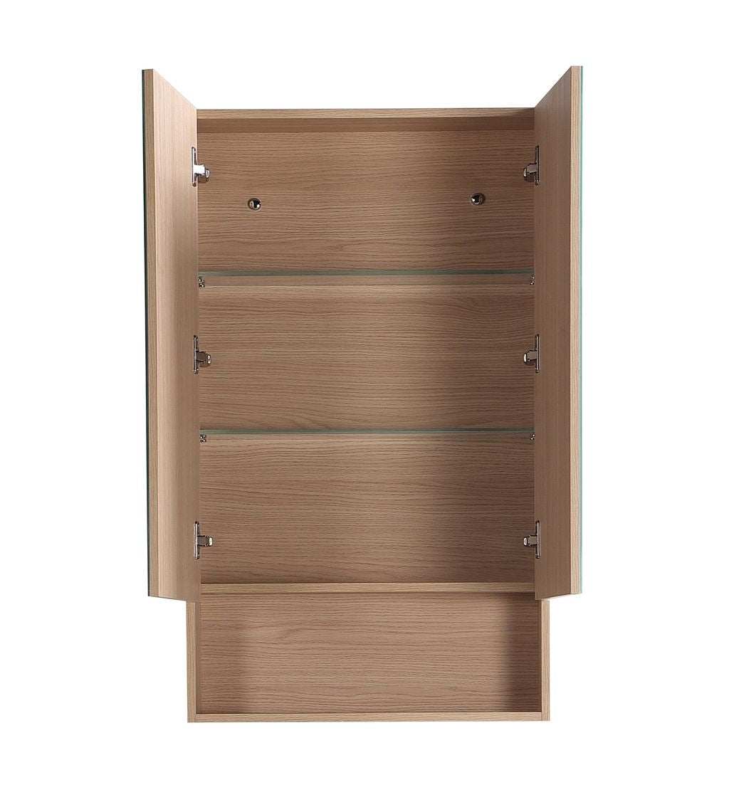 Clark Oak Mirror Cabinet By Lukka