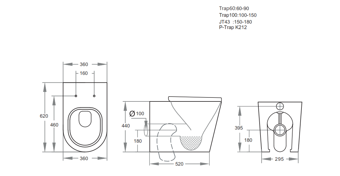 Mia Extra Height Floor Pan