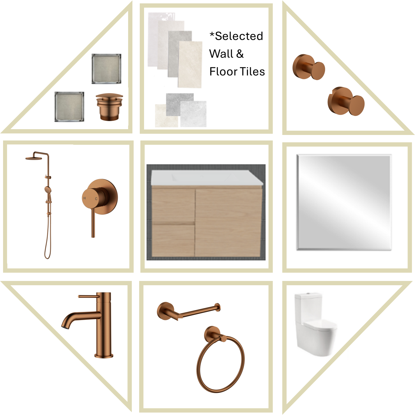 Mia En-suite Bathroom Package With Tiles