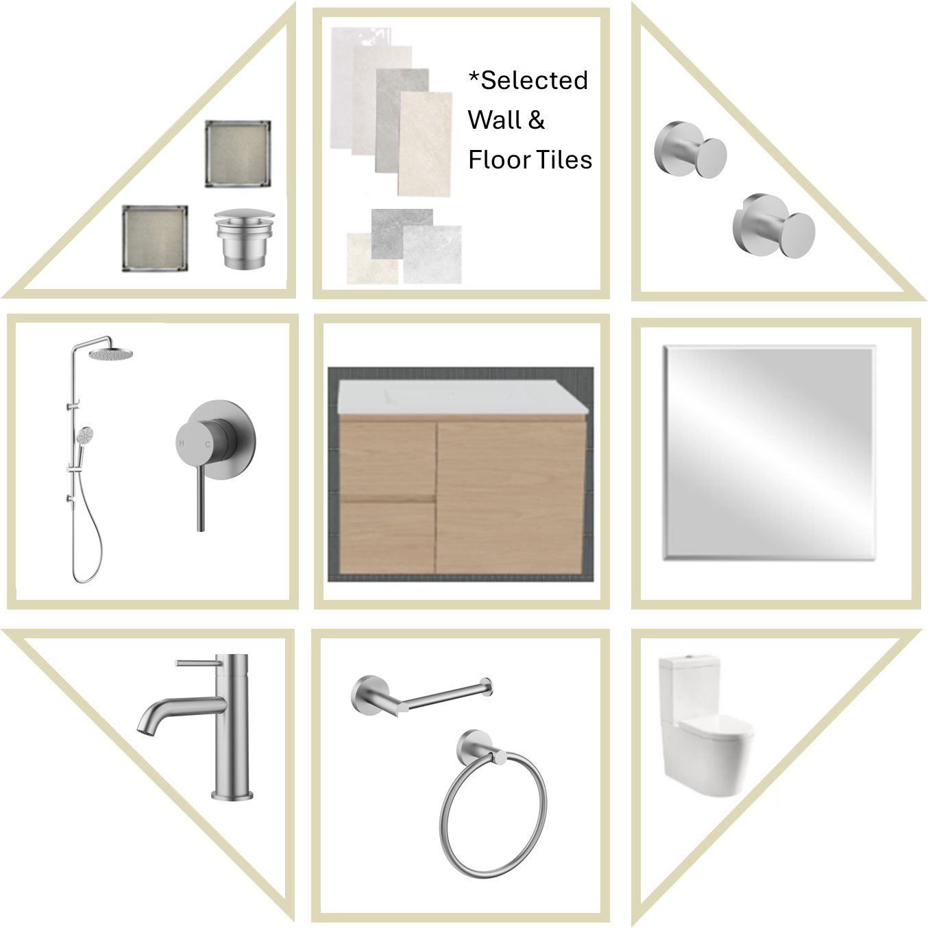 Mia En-suite Bathroom Package With Tiles