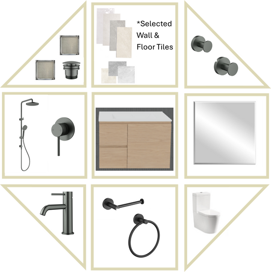 Mia En-suite Bathroom Package With Tiles
