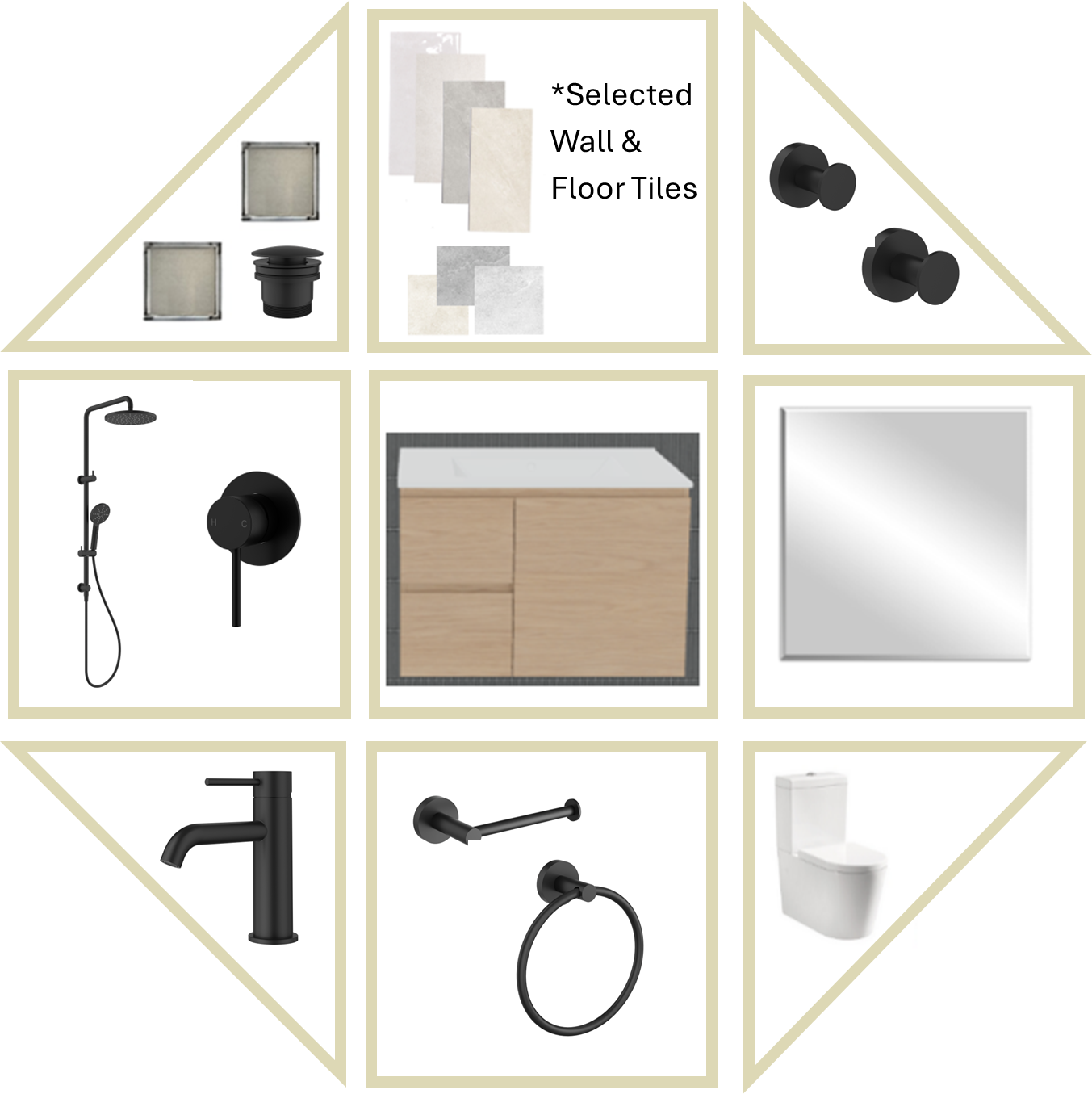 Mia En-suite Bathroom Package With Tiles