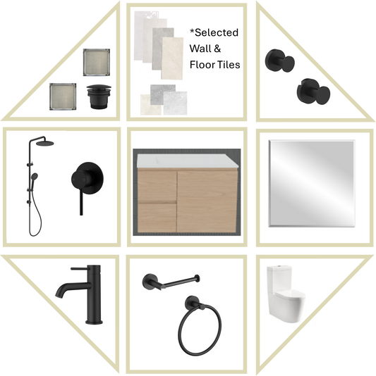 Mia En-suite Bathroom Package With Tiles