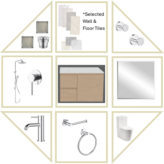 Mia En-suite Bathroom Package With Tiles
