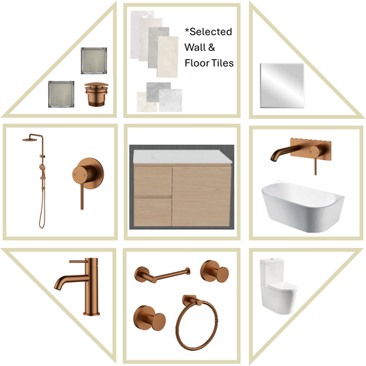 Mia SS Bathroom Package With Tiles