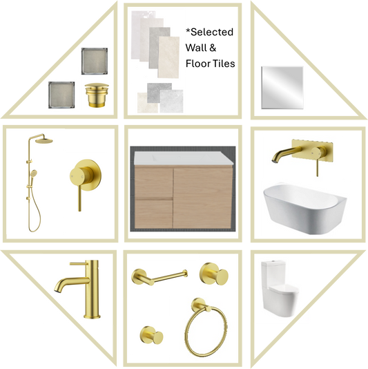 Mia SS Bathroom Package With Tiles