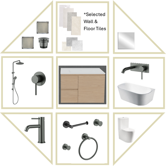 Mia SS Bathroom Package With Tiles