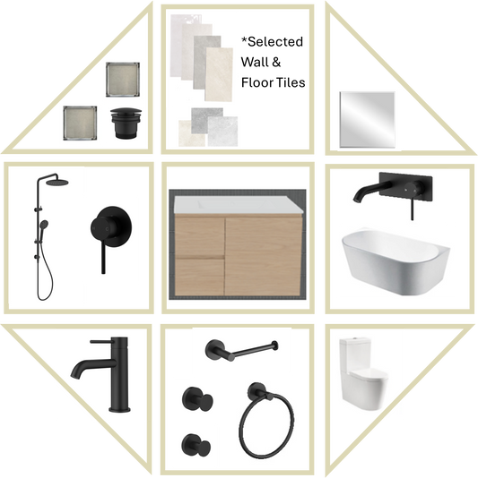 Mia SS Bathroom Package With Tiles