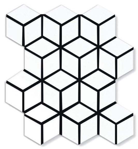 Cottage Diamond Cube Mosaic