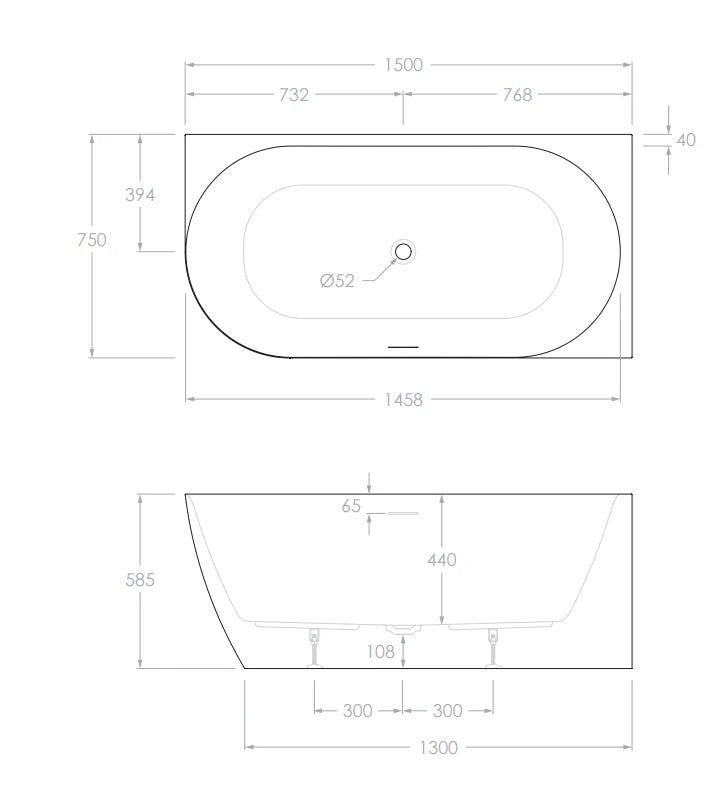 Angus Corner Freestanding Bath
