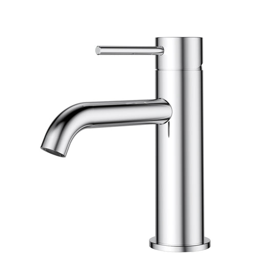 Otus SS Slim Curved Spout Basin Mixer