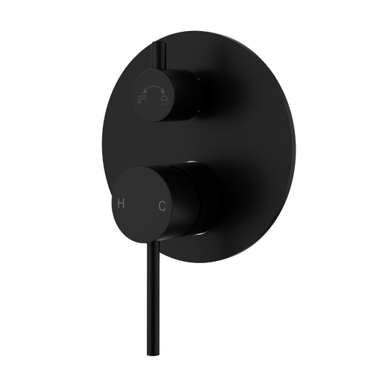 Mia Slimline Wall Mixer with Diverter