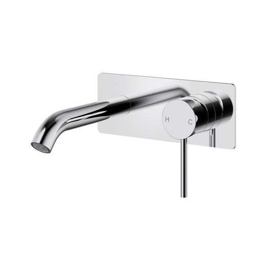 Mia Slimline Wall Mixer with body