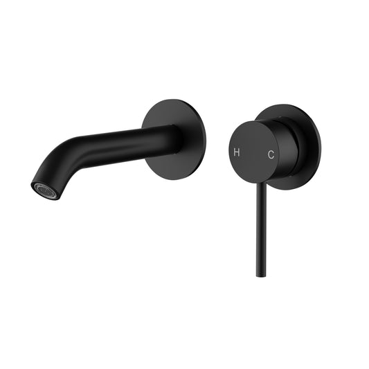 Mia Slimline Wall Mixer Separate Plate